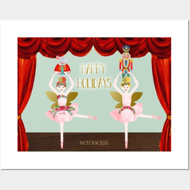 Nutcracker Ballett Xmas Wall Art by GreenNest